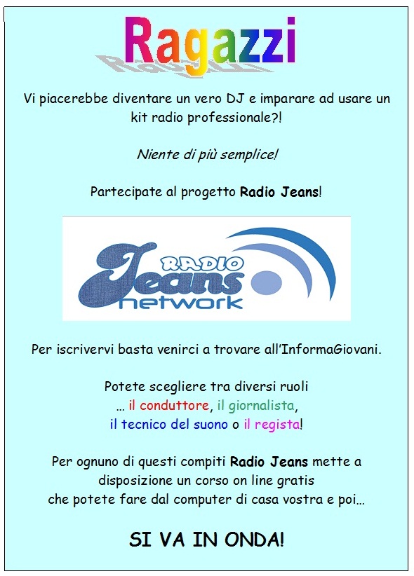 Volantino Radio Jeans