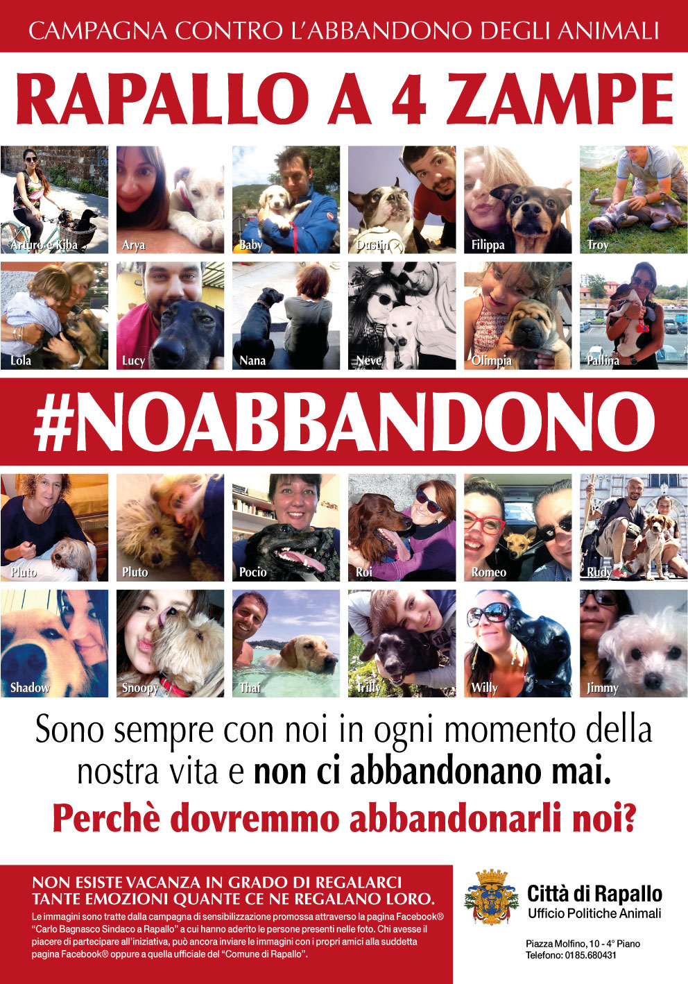 Locandina NoAbbandono 2017