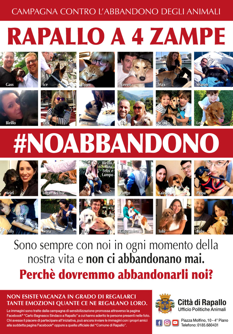 Manifesto Campagna NoAbbandono 2018