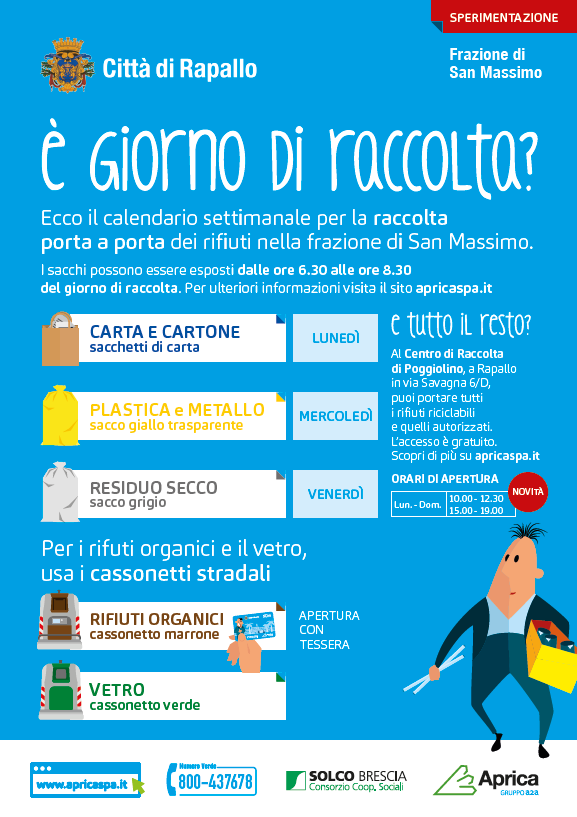opuscolo del nuovo servizio