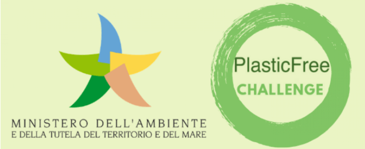 logo Plastic free Ministero dell'Ambiente